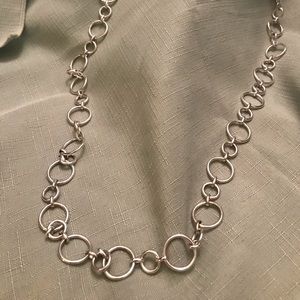 Chaps 31inch Silvertone Necklace